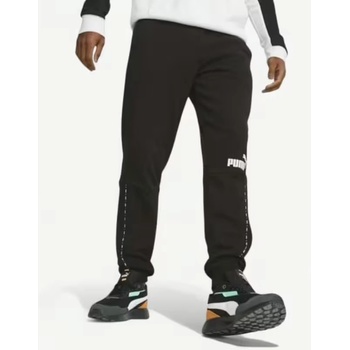 PUMA Essentials Block Tape Sweatpants Black