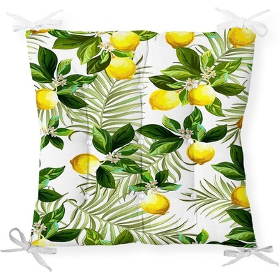 Minimalist Cushion Covers Възглавница за сядане от памучна смес Lemon Tree, 40 x 40 cm - Minimalist Cushion Covers (P3105)