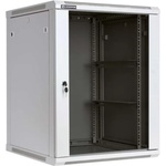 Linkbasic Стенен шкаф, 18U, 600x600мм, Стъклена врата (WCB18-66-BAB-C)