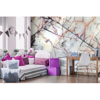 DIMEX ART Самозалепваща се флизелинова фототапета текстура от мрамор 375 x 250 см