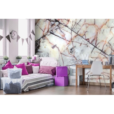 DIMEX ART Самозалепваща се флизелинова фототапета текстура от мрамор 375 x 250 см