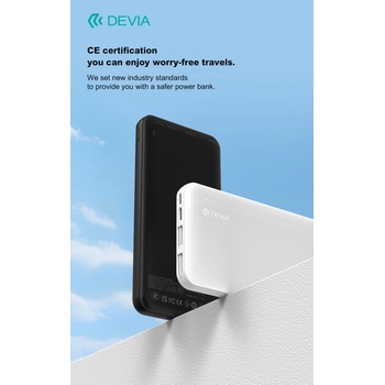 DEVIA Kintone Series Lite 5 10000 mAh Powerbank - Бял (ST125643)