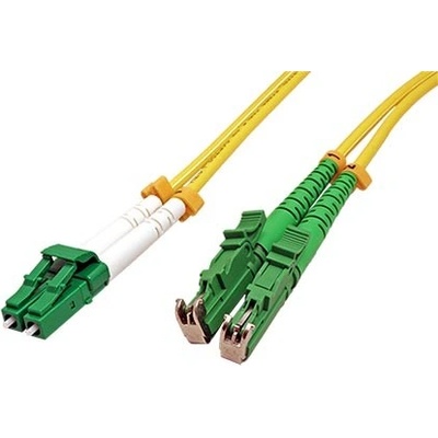 Roline 21.15.9487 Optický patch, E2000(APC) - LC(APC), 9/125(singlemode), LSOH, duplex, OS2, 10m