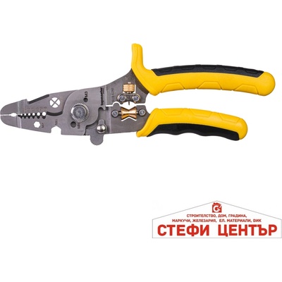 Top Master Pro Мулти клещи за почистване на кабелна изол. и кримп. 190mm TMP (212703)