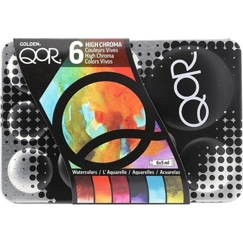 QOR Modern Комплект акварелни бои High Chroma Colors 6 x 5 ml (7000003-0)