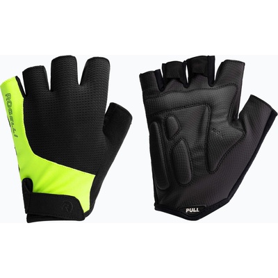 Rogelli Essential black/fluor мъжки ръкавици за колоездене