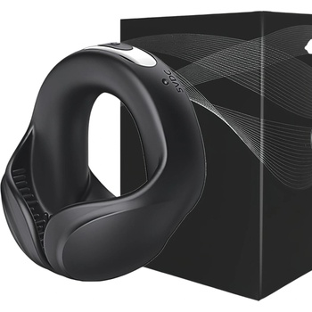 AlvUp - вибрационен пенис пръстен (черен)