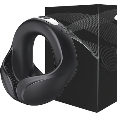 AlvUp - вибрационен пенис пръстен (черен)