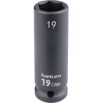 Fortum машинна (ударна) муфа 1/2", 19 mm, L 78 mm, почернена, FORTUM