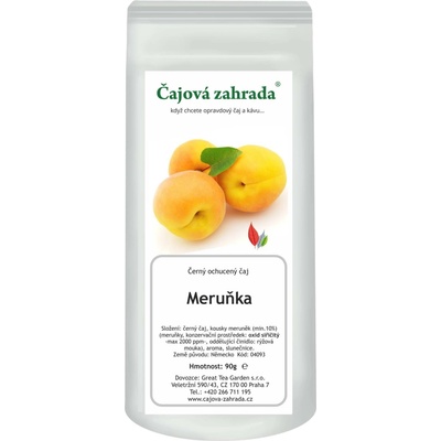 Čajová zahrada Meruňka černý ochucený čaj 1 kg