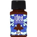 Maimeri Water-Based Cold Idea Боя за стъкло и  орцелан Brown 472 60 ml 1 бр (M4714472)