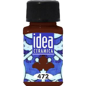 Maimeri Water-Based Cold Idea Боя за стъкло и порцелан Brown 472 60 ml 1 бр (M4714472)