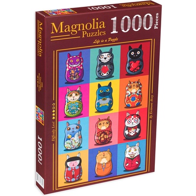 Magnolia Пъзел Magnolia от 1000 части - Котета матрьошки (1020)