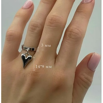 Glare Oceľový prsteň 402