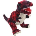 The Puppet Company Кукла ръкавица Динозавър T-rex, червен, 35 см