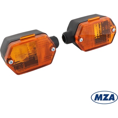 Sada blinkrů, HRANATÉ, ORANŽOVÉ (MZA) - Simson, MZ