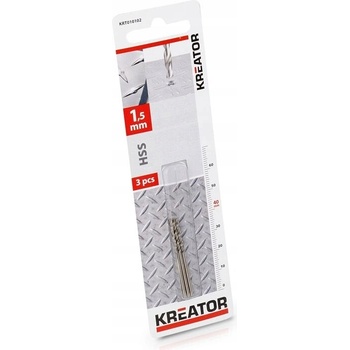 Kreator Vrták do kovu 1,5 mm HSS KRT010102