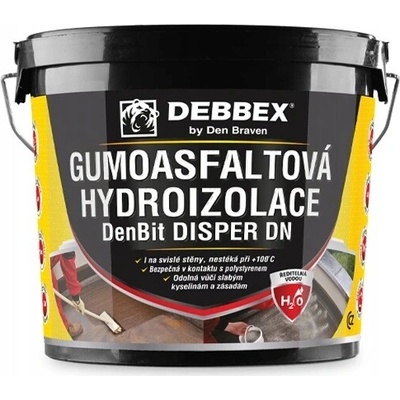 Euro nářadí Hydroizolácia gumoasfaltová, DenBit DISPER DN, 5kg