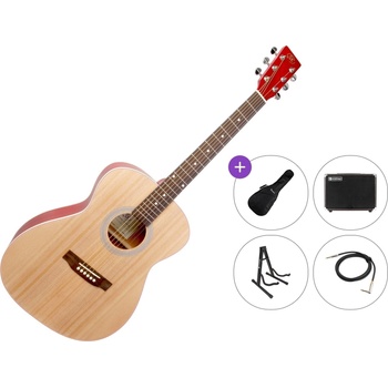 SX SO204 Premium SET Natural-Transparent Red Фолк китара