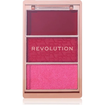 Revolution Blush Icon Palette палитра с ружове цвят My Cherry Truth 9.8 гр