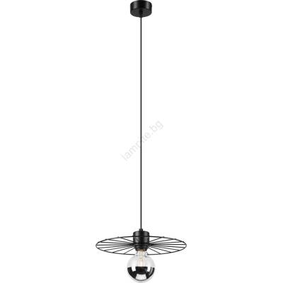 Пендел MONTANA 1xE27/15W/230V Ø 30 см черен (LA54063)