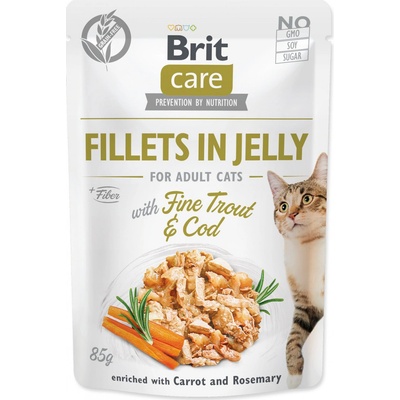 Brit Care Cat Pouch Trout & Cod in Jelly 85 g