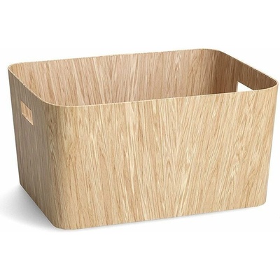Zeller Pevná kartonová krabice WOOD 39,5 x 30,5 x 20 cm