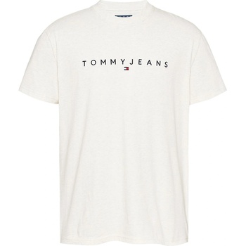Image 1 of Tommy Jeans Тениска Tommy Jeans Men's Linear Logo T-Shirt - Oat Marl Htr