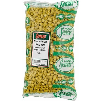 Sensas Kukuričné pelety Baby Corn 1kg