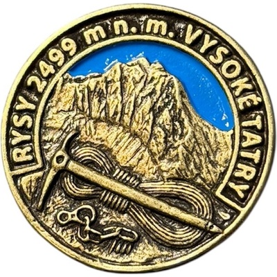 Vysoké Tatry Odznak Rysy - Handmade