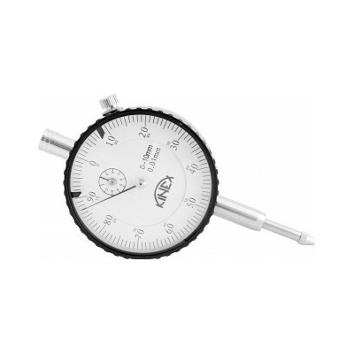 Úchylkoměr číselníkový KINEX/K-MET 0-10 mm/60 mm/0,01 mm, ISO 46325, ČSN 25 1811, ČSN 25 1816