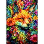 Enjoy - Puzzle Flower Garden Fox - 1 000 piese