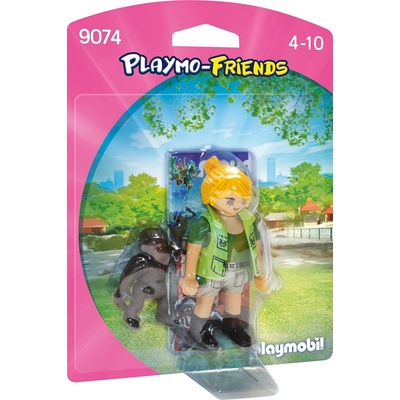 Playmobil 9074 Ošetrovateľka s gorilým mláďaťom