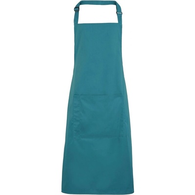 Premier Workwear Kuchyňská zástěra s laclem a kapsou Teal