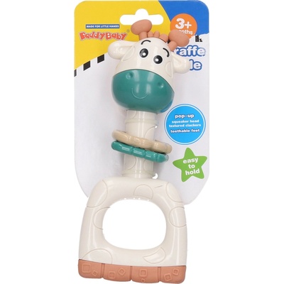 Wiky Chrastítko pískací žirafa 16cm