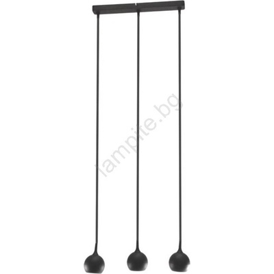BOWI Пендел COLM 3xGU10/30W/230V черен (BW0366)