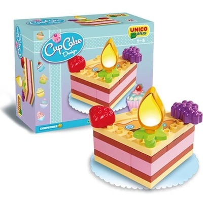 Unico Конструктор за деца - парче от торта, Unico