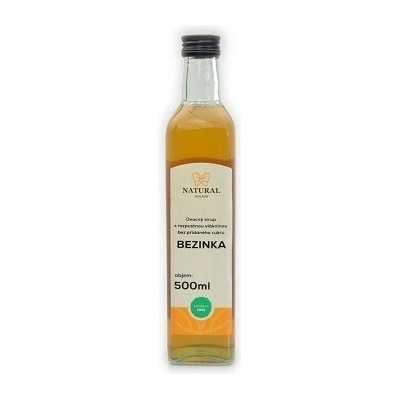 Natural Jihlava Ovocný sirup bazový bez pridaného cukru 500 ml