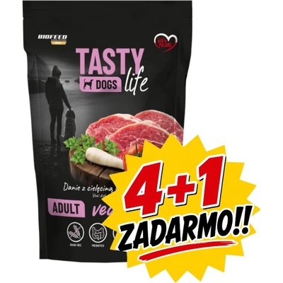 Tasty Dogs Life teľacie mäso 5 x 500 g