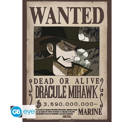 ONE PIECE - Poster Chibi 52x38 - Wanted Mihawk Wano, GBYDCO627