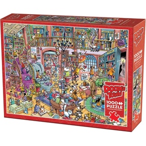 Cobble Hill Пъзел Cobble Hill от 1000 части - DoodleTown: Хаос в книжарницата (44511)