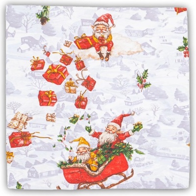 NEW BABY Bavlnená obliečka na vankúš Christmas