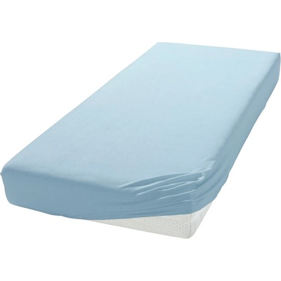 Carbotex Jersey prostěradlo Světle modré Dreamee 160x200