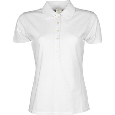 Polokošile dámská Tee Jays Luxury Stretch bílá