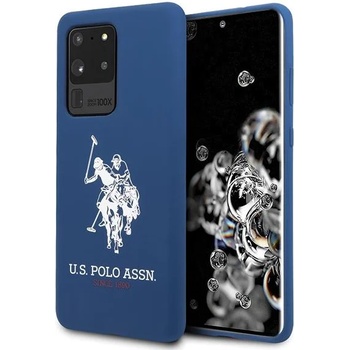 U. S. Polo Assn Предпазен калъф US Polo Silicone, За Samsung Galaxy S20 Ultra, Blue (KXG0016066)