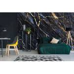 DIMEX ART Самозалепваща се флизелинова фототапета текстура от тъмен мрамор 375 x 250 см