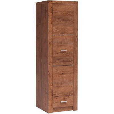 Еднокрилен гардероб с чекмедже indianapolis i-2 светла пепел