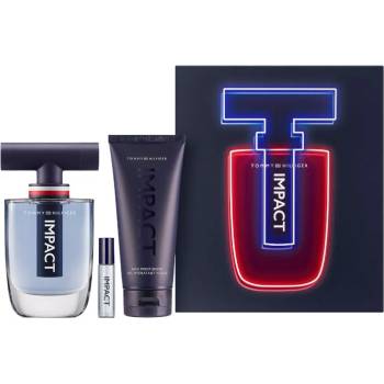 Tommy Hilfiger Impact Подаръчен комплект, eau de toilette 100 ml + душ гел 100ml + eau de toilette 4 ml, мъже