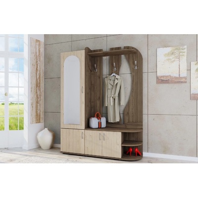 Bogdan Furniture I Портманто Мебели Богдан модел 4052, Орех адмирал/Кестен вирджиния