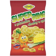Namex Super Ring Snack s príchuťou syrovo cibuľkovou 60 g